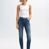 OPUS Slim Jeans Evita Blau Online Bestellen^Damen Jeans