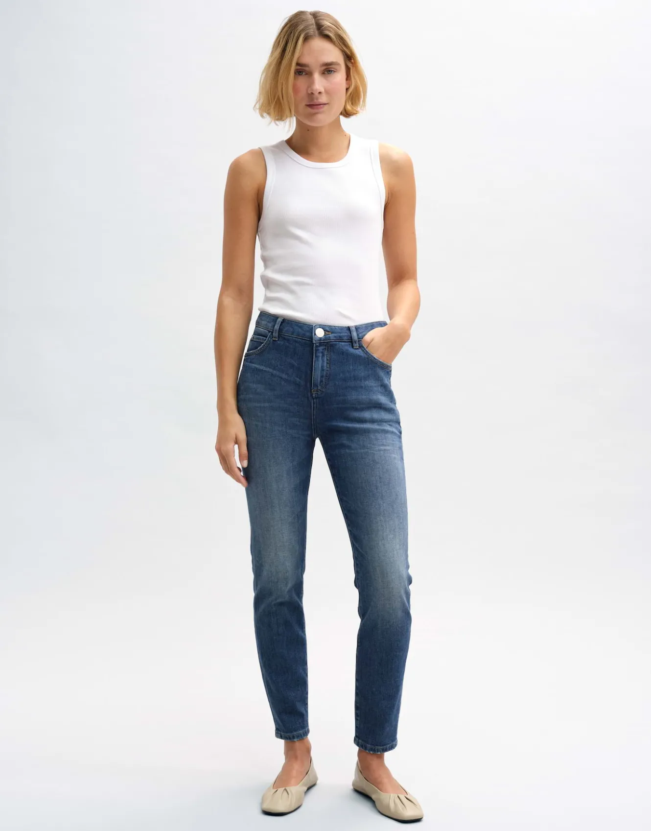 slim_jeans_evita_blau_online_bestellen_6.webp OPUS Slim Jeans Evita Blau Online Bestellen^Damen Jeans