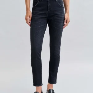 OPUS Slim Jeans Evita Schwarz Online Bestellen^Damen Jeans