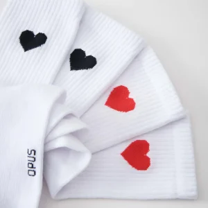 OPUS Socke Yennis Heart Weiß Online Bestellen^Damen Accessoires