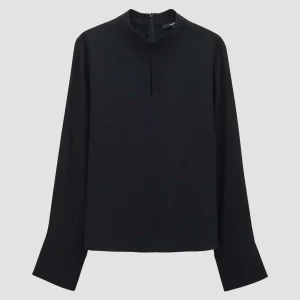 OPUS Stehkragenbluse Zeuna Schwarz Online Bestellen^Damen Blusen