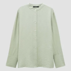 OPUS Stehkragenbluse Ziano Grün Online Bestellen^Damen Blusen