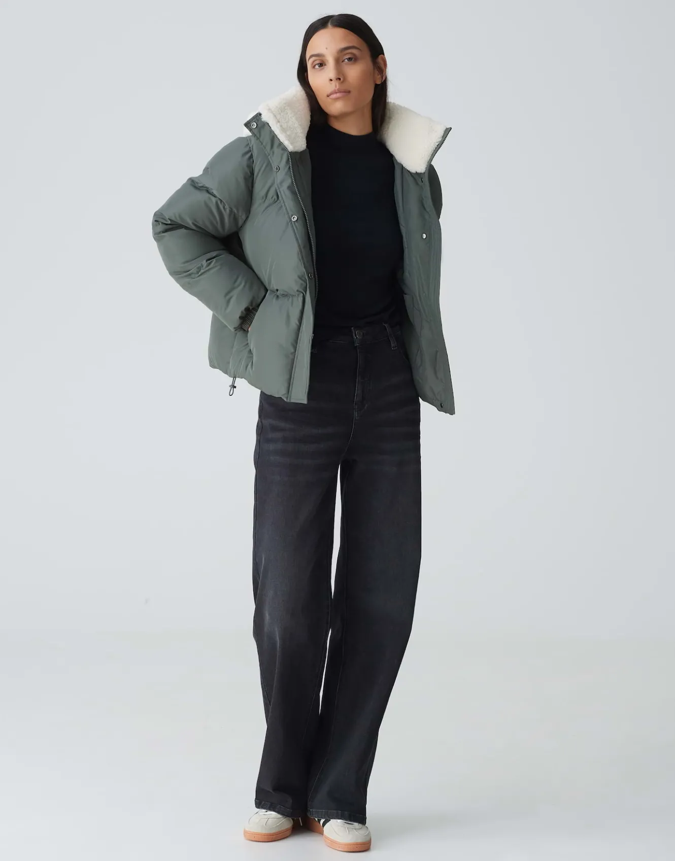 steppjacke_haide_grn_online_bestellen_0.webp OPUS Steppjacke Haide Grün Online Bestellen^Damen Jacken / Mäntel