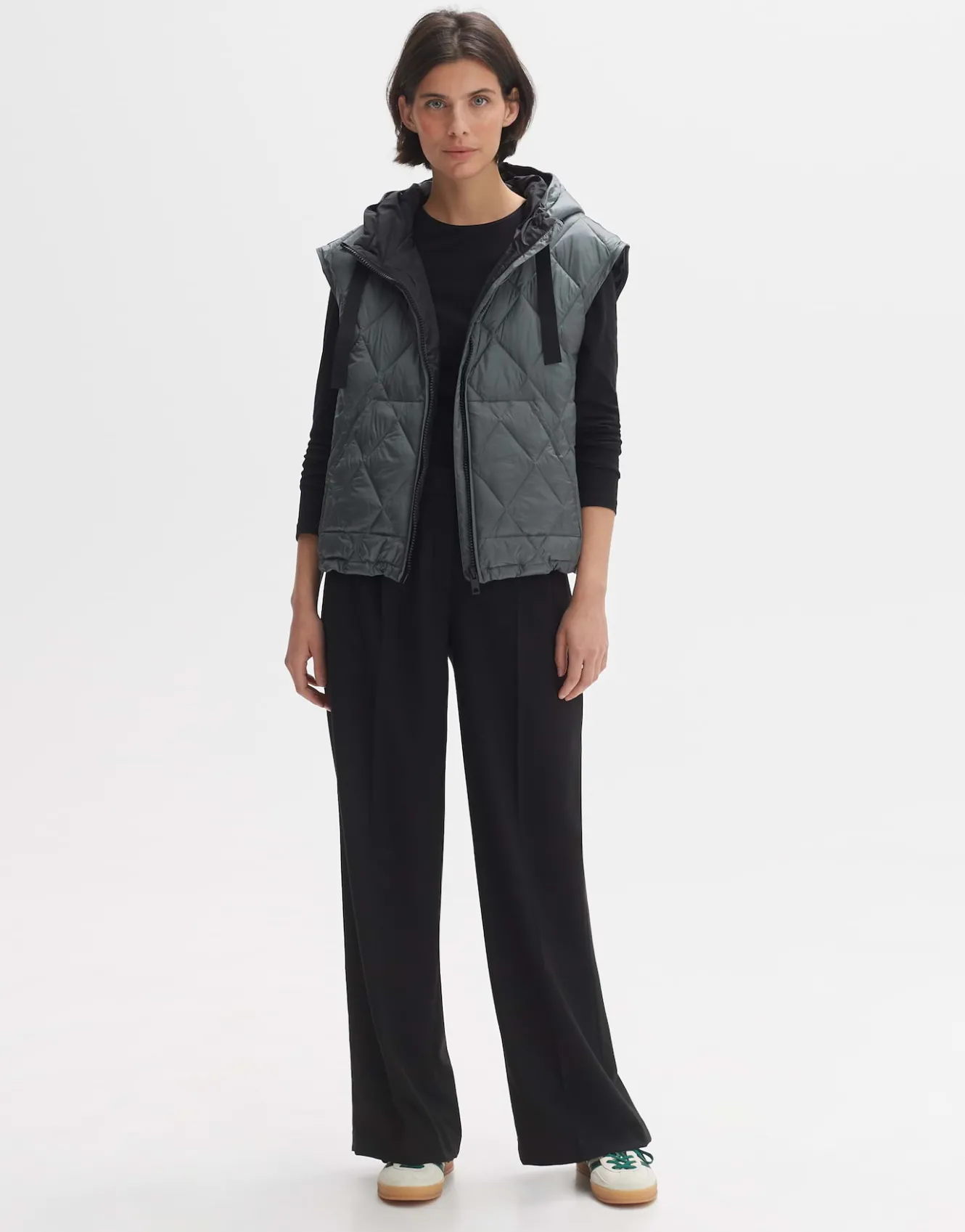 steppweste_worlanda_grn_online_bestellen_0.webp OPUS Steppweste Worlanda Grün Online Bestellen^Damen Blazer / Westen