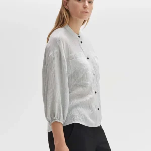 OPUS Streifenbluse Fintra Weiß Online Bestellen^Damen Blusen