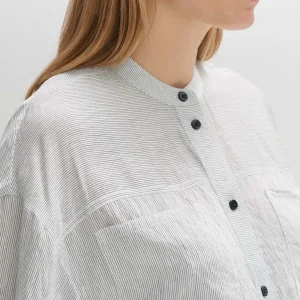 OPUS Streifenbluse Fintra Weiß Online Bestellen^Damen Blusen