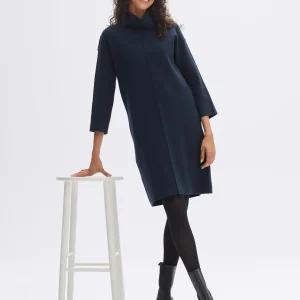 OPUS Strickkleid Wingela Blau Online Bestellen^Damen Kleider