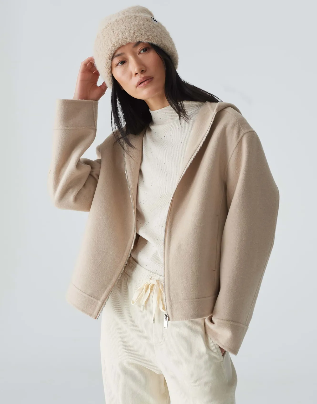 strickmtze_acurly_cap_beige_online_bestellen_1.webp OPUS Strickmütze Acurly Cap Beige Online Bestellen^Damen Accessoires