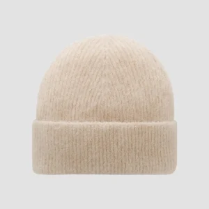 OPUS Strickmütze Beky Fluffy Beige Online Bestellen^Damen Accessoires