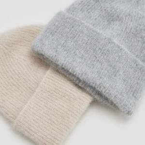 OPUS Strickmütze Beky Fluffy Beige Online Bestellen^Damen Accessoires