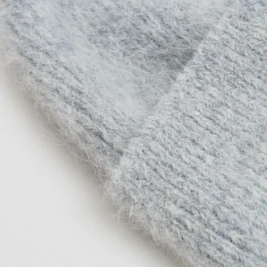 OPUS Strickmütze Beky Fluffy Grau Online Bestellen^Damen Accessoires