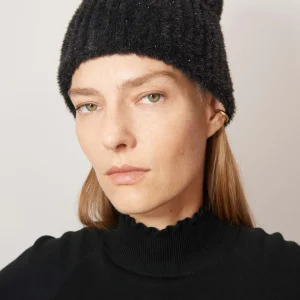 OPUS Strickmütze Blinny Cap Schwarz Online Bestellen^Damen Accessoires