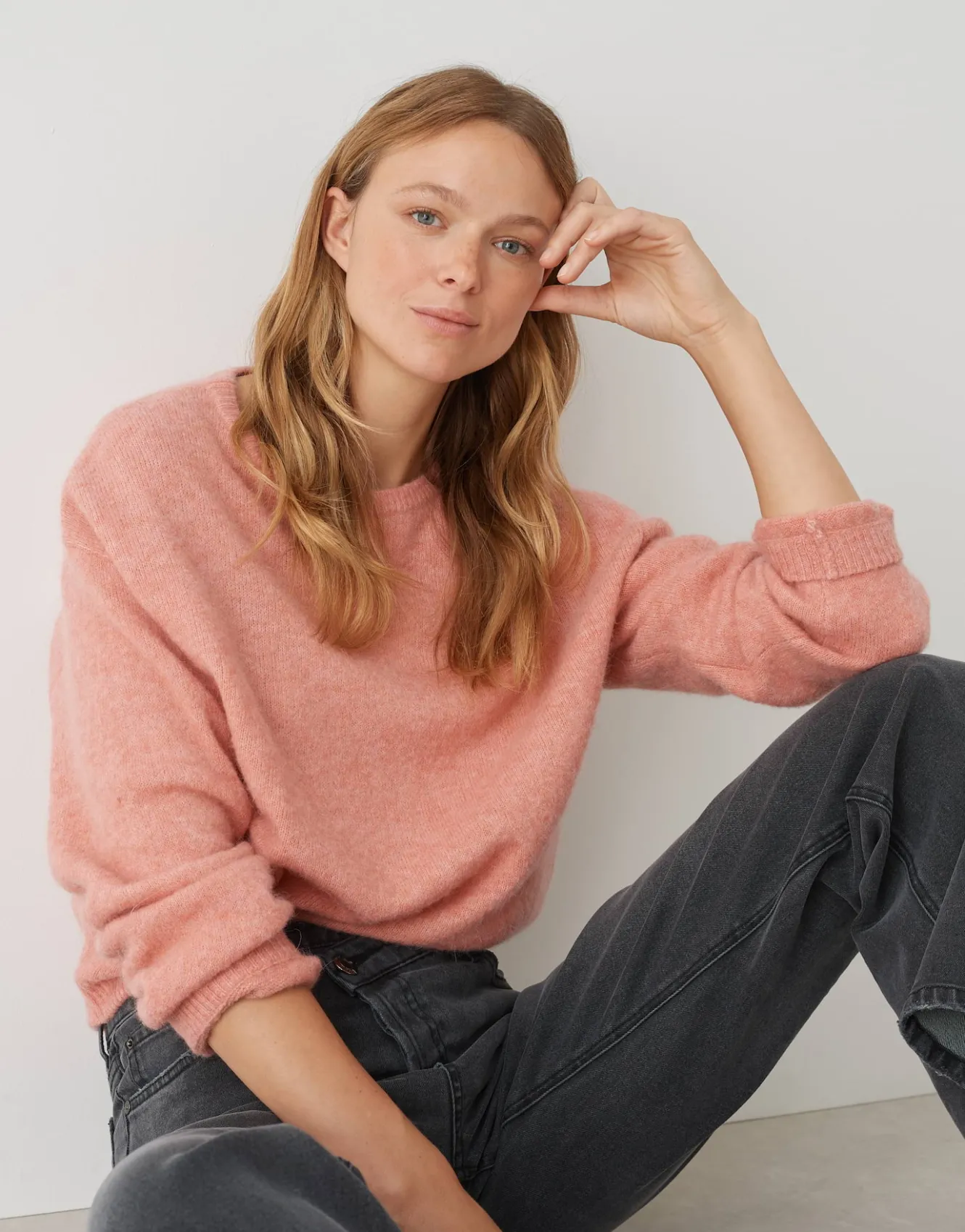 strickpullover_pemine_ros_online_bestellen_7.webp OPUS Strickpullover Pemine Rosé Online Bestellen^Damen Strick