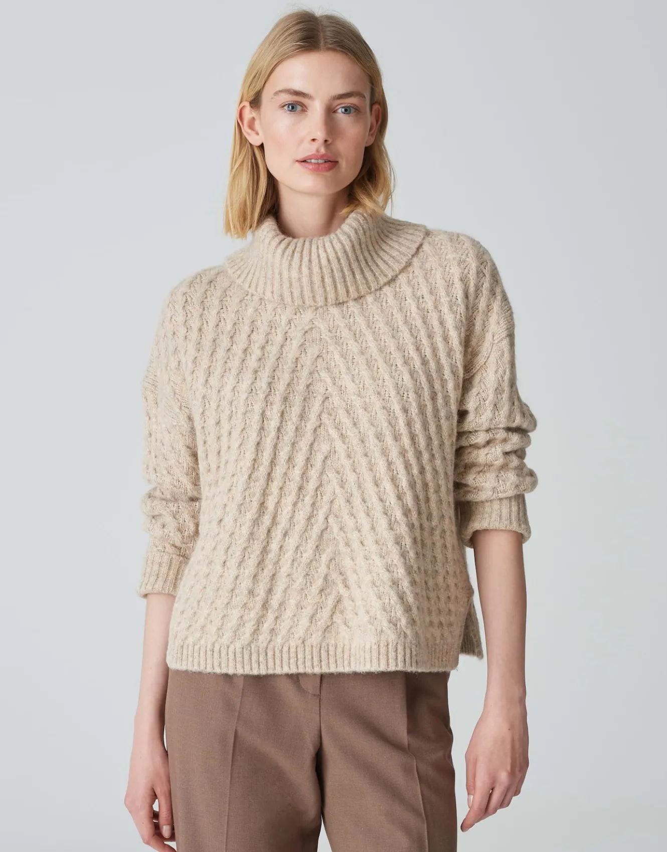 strickpullover_plinea_beige_online_bestellen_1.webp OPUS Strickpullover Plinea Beige Online Bestellen^Damen Strick