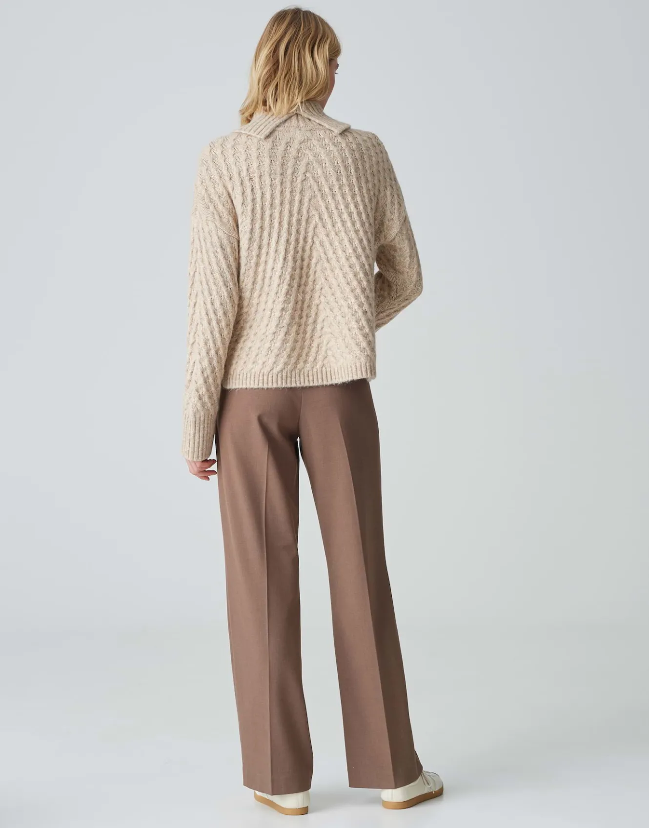 strickpullover_plinea_beige_online_bestellen_2.webp OPUS Strickpullover Plinea Beige Online Bestellen^Damen Strick