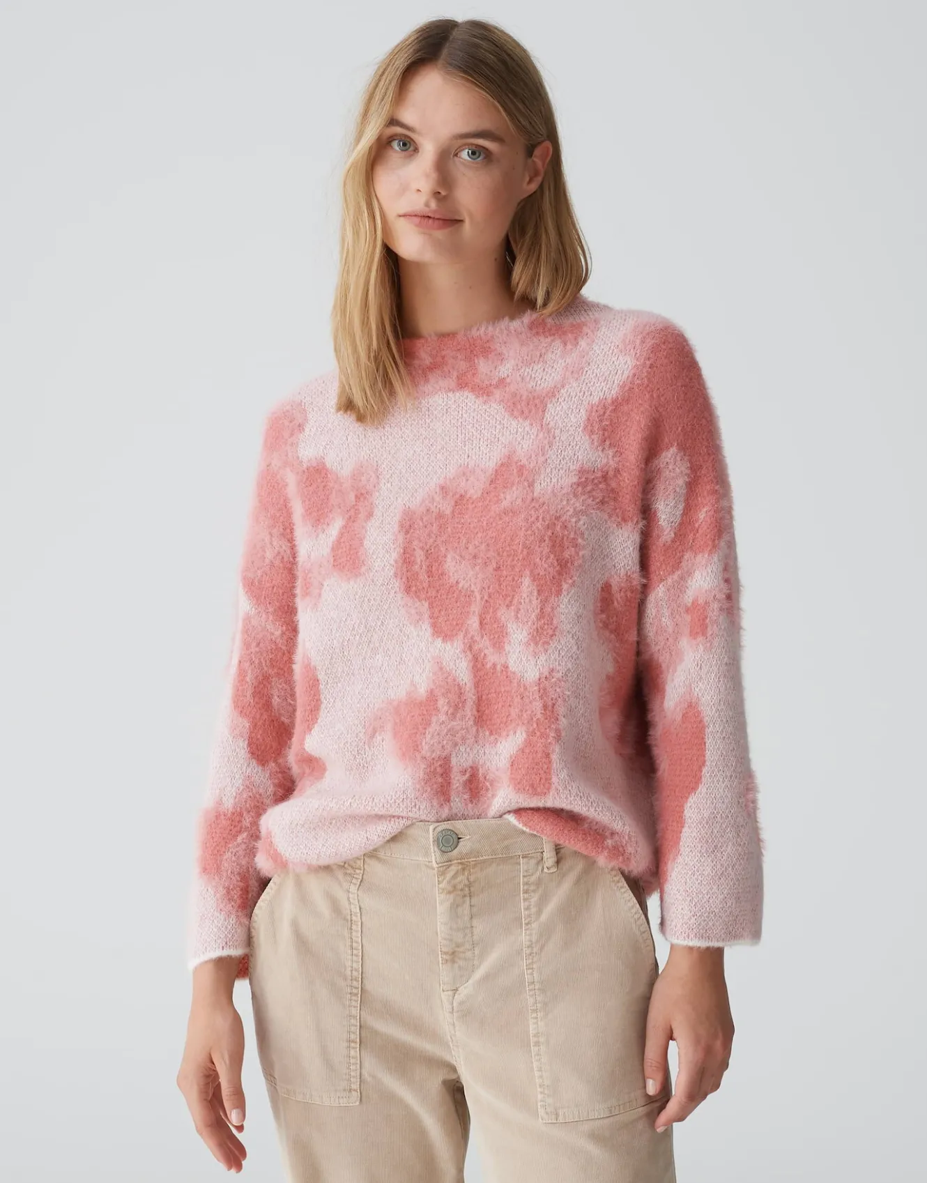 strickpullover_plumi_ros_online_bestellen_1.webp OPUS Strickpullover Plumi Rosé Online Bestellen^Damen Strick