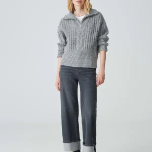 OPUS Strickpullover Popfy Grau Online Bestellen^Damen Strick