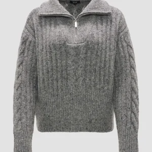 OPUS Strickpullover Popfy Grau Online Bestellen^Damen Strick