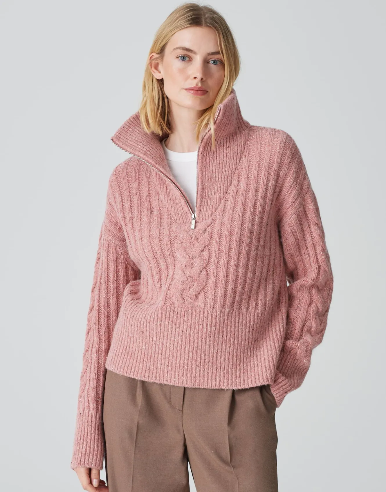 strickpullover_popfy_ros_online_bestellen_1.webp OPUS Strickpullover Popfy Rosé Online Bestellen^Damen Strick