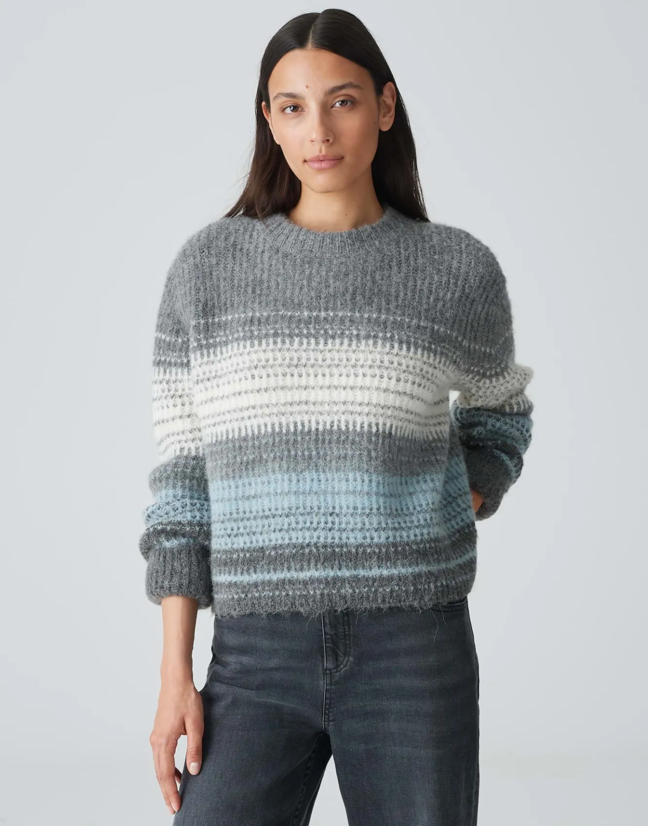 strickpullover_pradeta_blau_online_bestellen_1.webp OPUS Strickpullover Pradeta Blau Online Bestellen^Damen Strick
