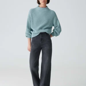 OPUS Strickpullover Pufamo Blau Online Bestellen^Damen Strick