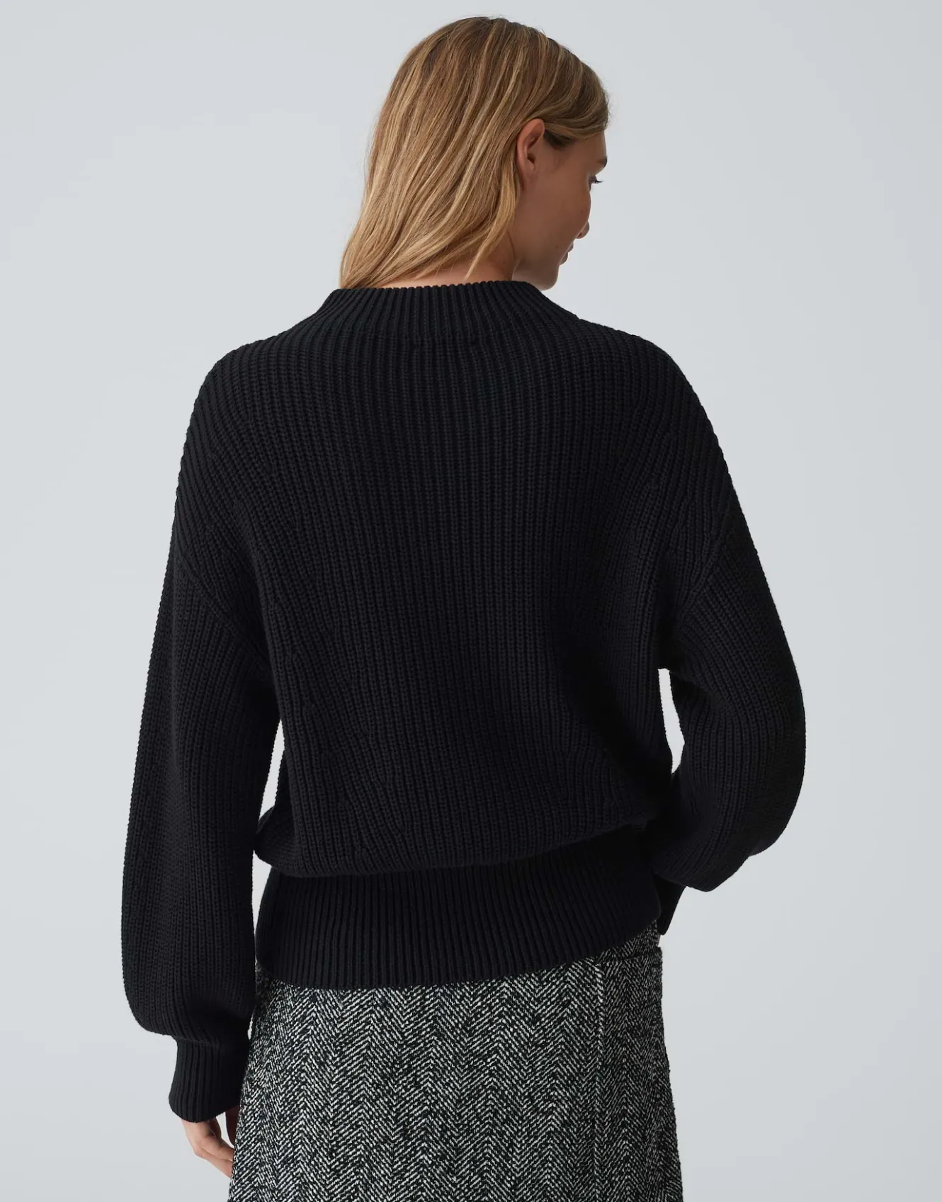 strickpullover_pufamo_schwarz_online_bestellen_2.webp OPUS Strickpullover Pufamo Schwarz Online Bestellen^Damen Strick
