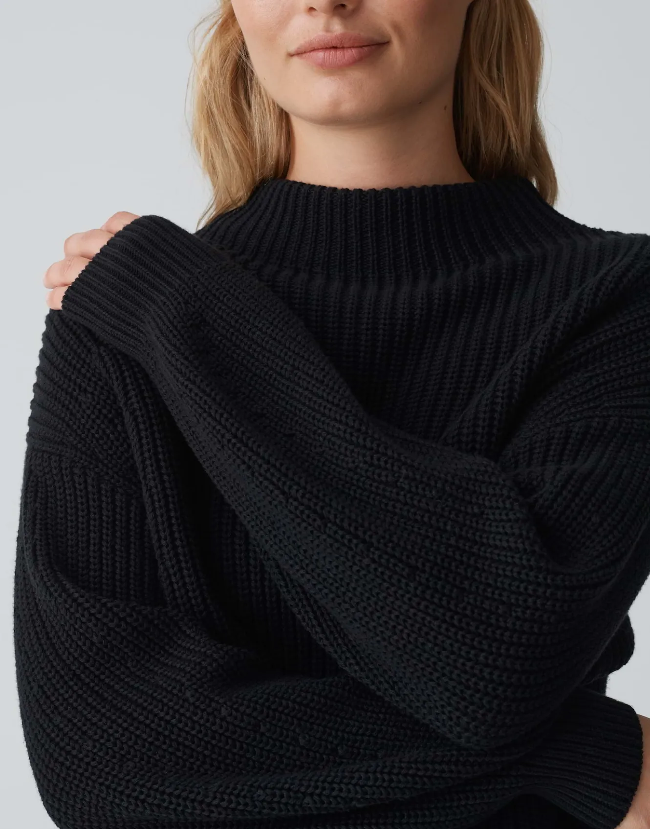 strickpullover_pufamo_schwarz_online_bestellen_3.webp OPUS Strickpullover Pufamo Schwarz Online Bestellen^Damen Strick