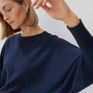 OPUS Strickpullover Taliya Detail Blau Online Bestellen^Damen Strick