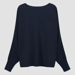 OPUS Strickpullover Taliya Detail Blau Online Bestellen^Damen Strick