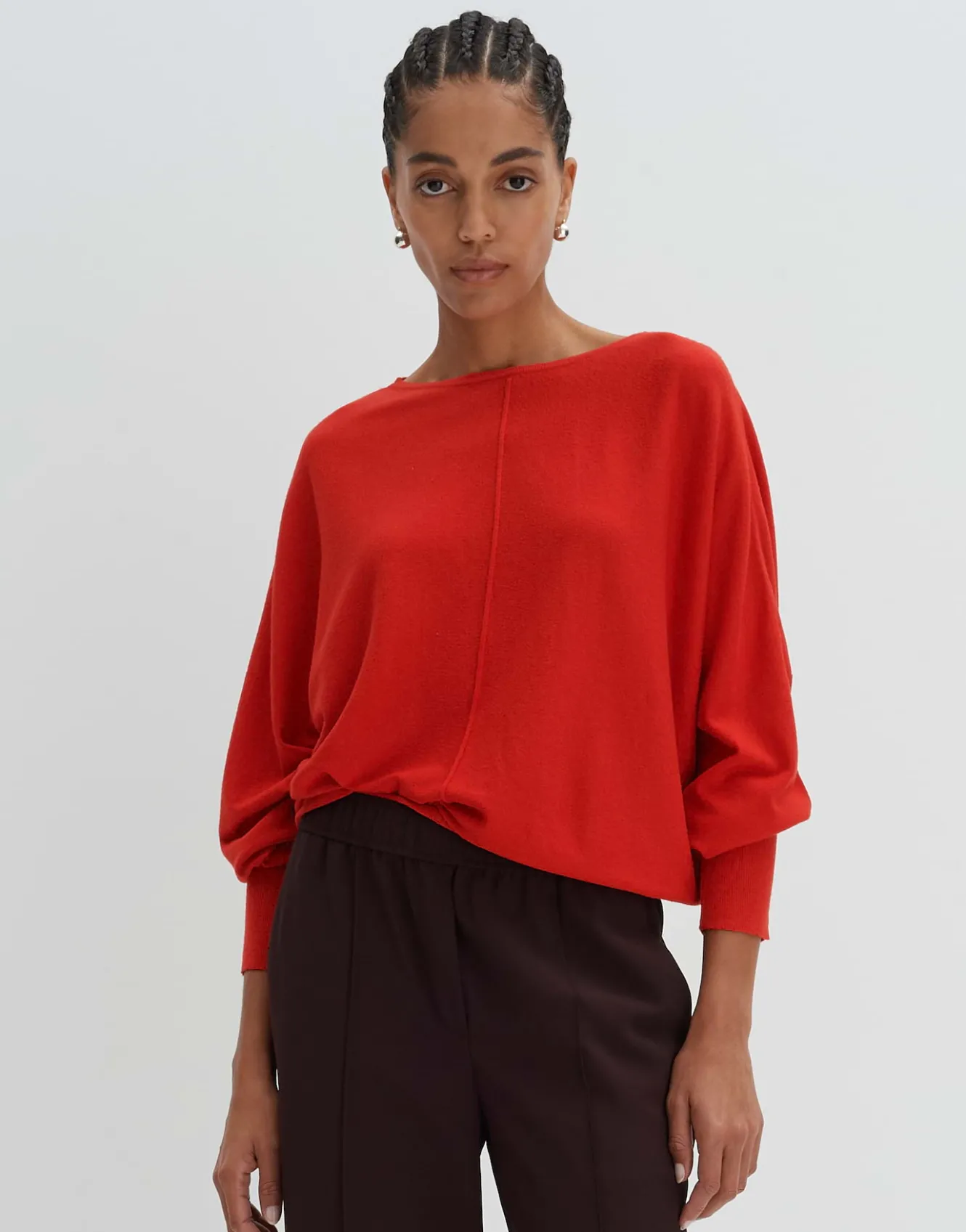 strickpullover_taliya_detail_rot_online_bestellen_1.webp OPUS Strickpullover Taliya Detail Rot Online Bestellen^Damen Strick