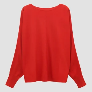OPUS Strickpullover Taliya Detail Rot Online Bestellen^Damen Strick