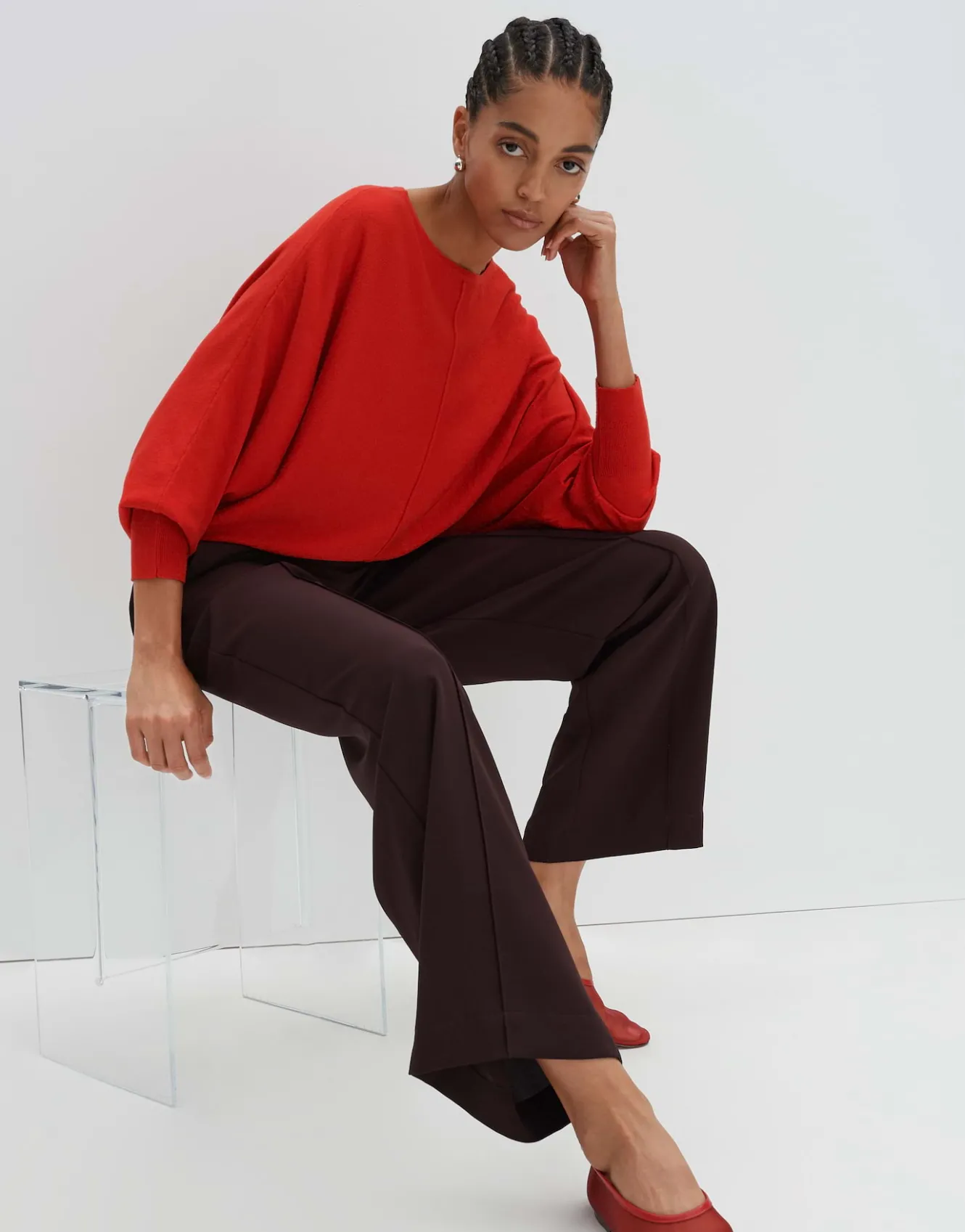 strickpullover_taliya_detail_rot_online_bestellen_9.webp OPUS Strickpullover Taliya Detail Rot Online Bestellen^Damen Strick