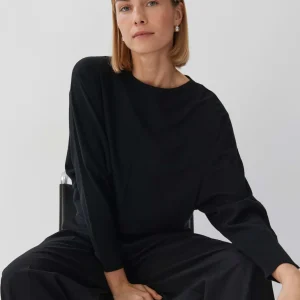 OPUS Strickpullover Taliya Detail Schwarz Online Bestellen^Damen Strick