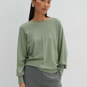 OPUS Strickpullover Taliya Line Grün Online Bestellen^Damen Strick