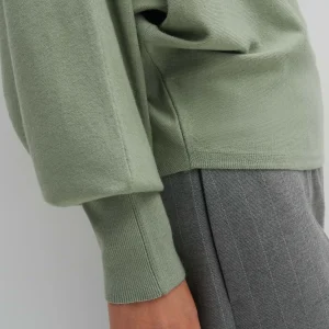 OPUS Strickpullover Taliya Line Grün Online Bestellen^Damen Strick