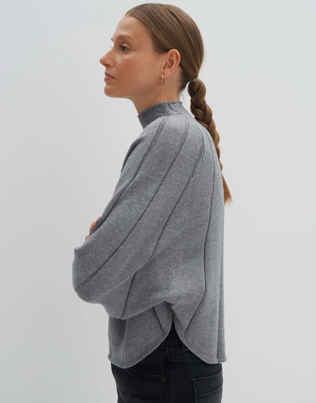 strickpullover_tanima_grau_online_bestellen_3.webp OPUS Strickpullover Tanima Grau Online Bestellen^Damen Strick