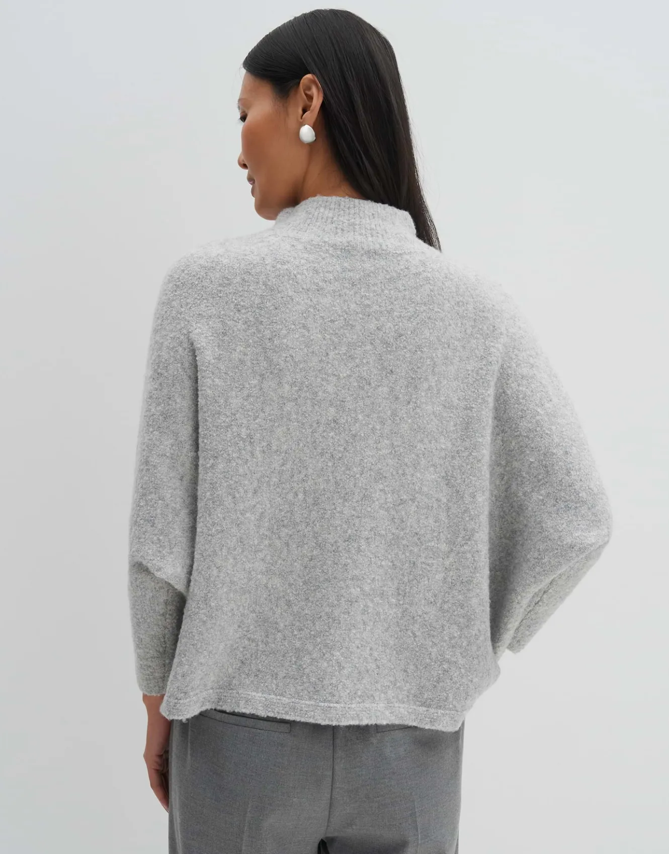 strickpullover_tiola_grau_online_bestellen_2.webp OPUS Strickpullover Tiola Grau Online Bestellen^Damen Strick