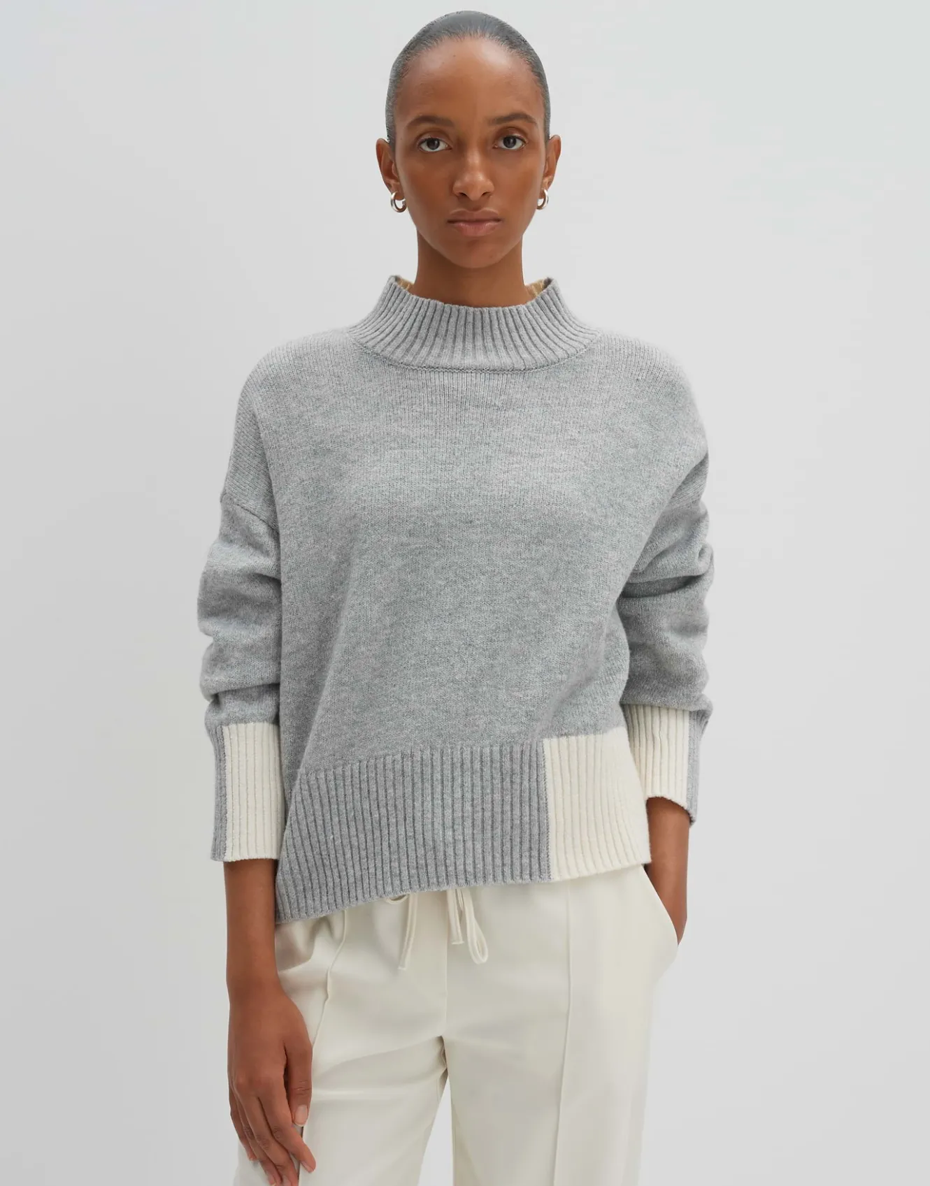 strickpullover_tomie_grau_online_bestellen_1.webp OPUS Strickpullover Tomie Grau Online Bestellen^Damen Strick
