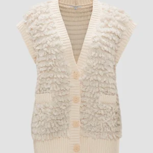 OPUS Strickweste Deluda Weiß Online Bestellen^Damen Strick | Blazer / Westen