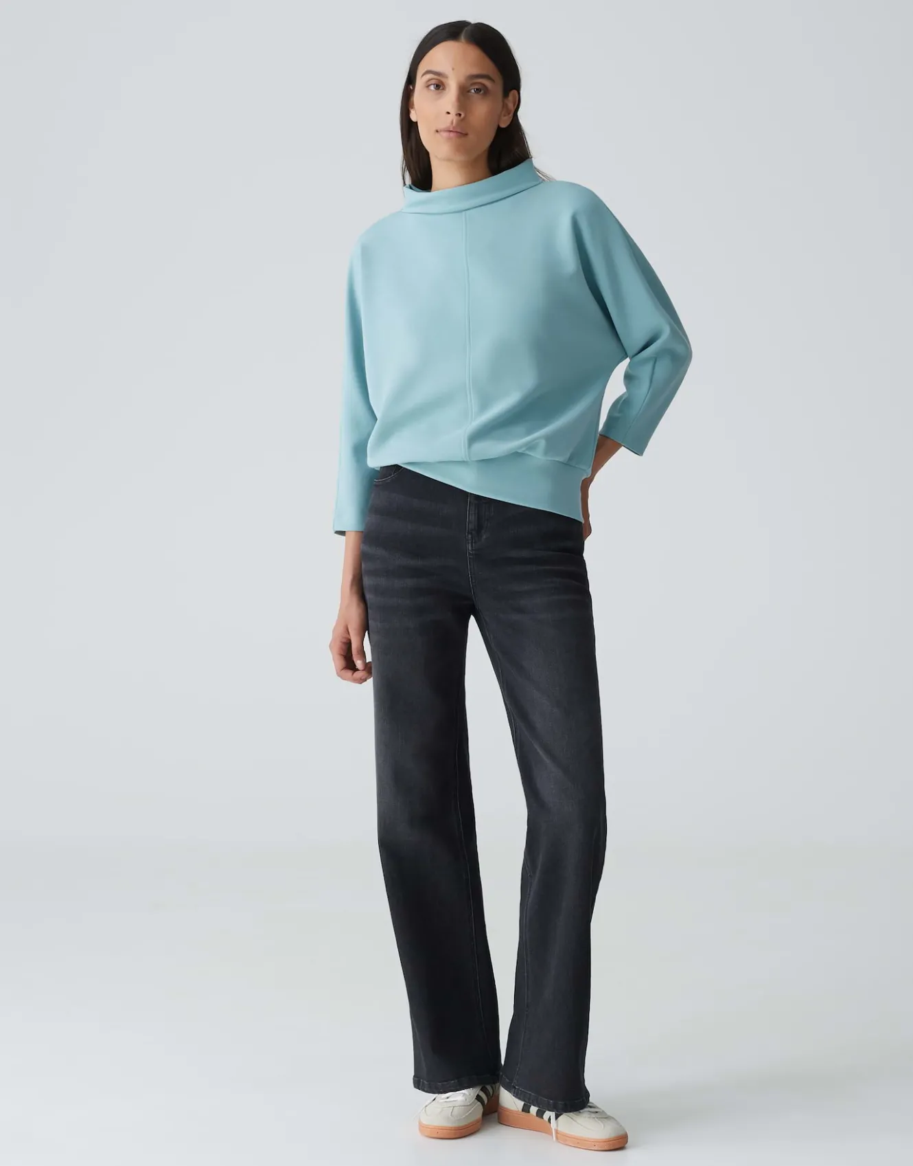 sweater_gepita_blau_online_bestellen_5.webp OPUS Sweater Gepita Blau Online Bestellen^Damen Sweat
