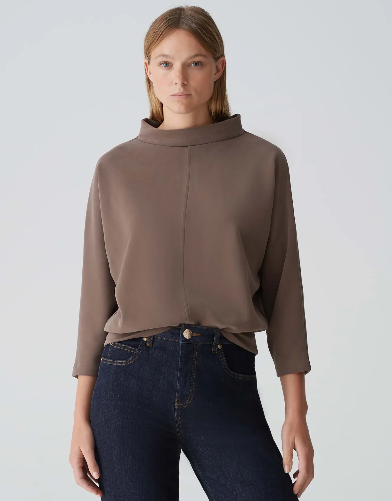 sweater_gepita_braun_online_bestellen_1.webp OPUS Sweater Gepita Braun Online Bestellen^Damen Sweat