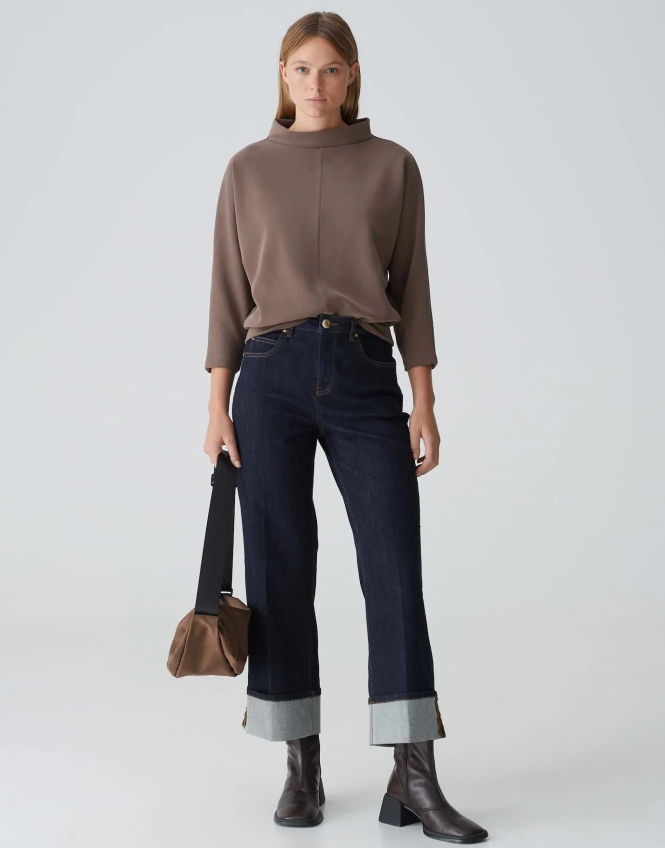 sweater_gepita_braun_online_bestellen_4.webp OPUS Sweater Gepita Braun Online Bestellen^Damen Sweat