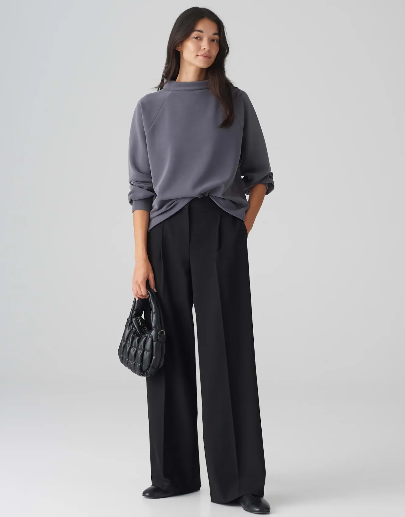 sweater_gudie_grau_online_bestellen_0.webp OPUS Sweater Gudie Grau Online Bestellen^Damen Sweat