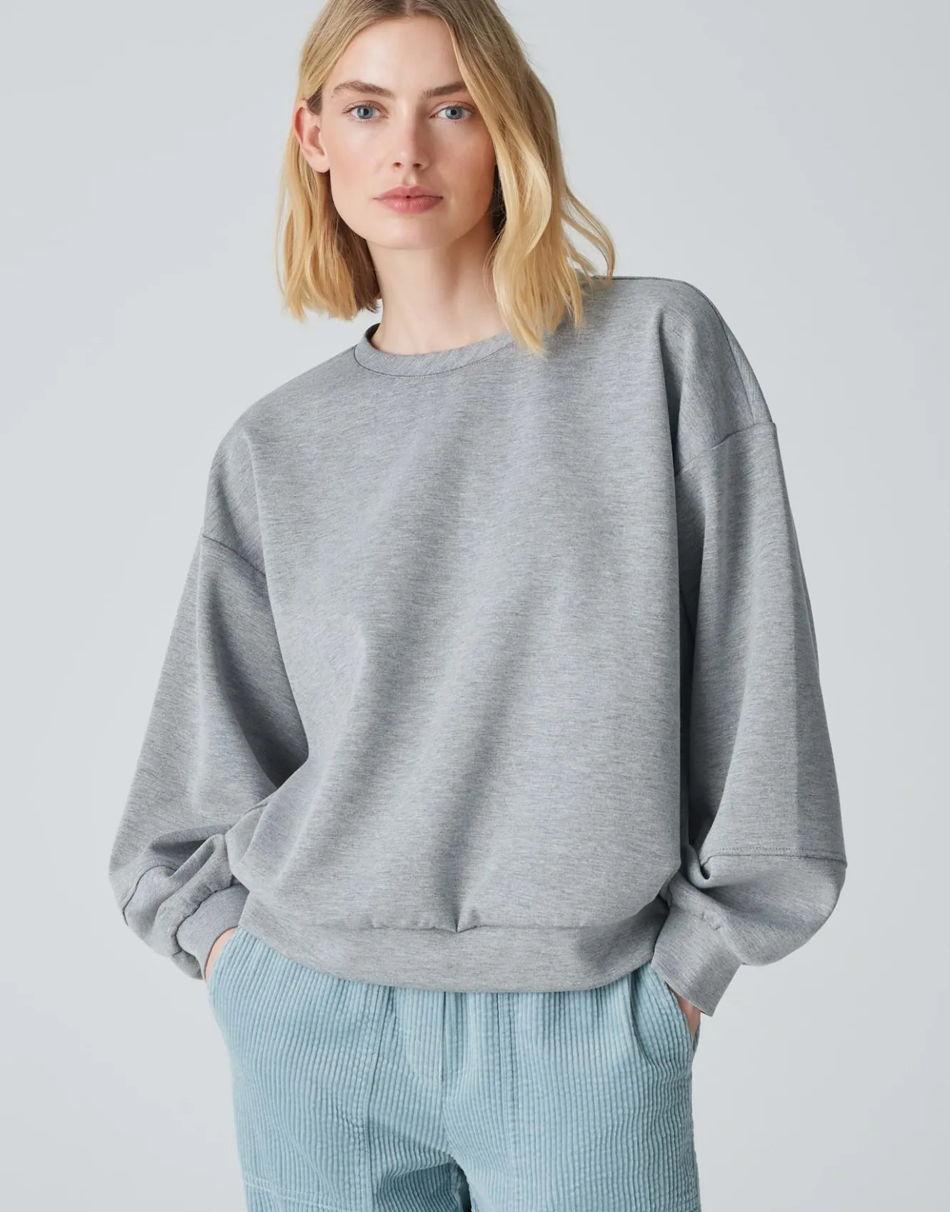 sweater_gugi_grau_online_bestellen_1.webp OPUS Sweater Gugi Grau Online Bestellen^Damen Sweat