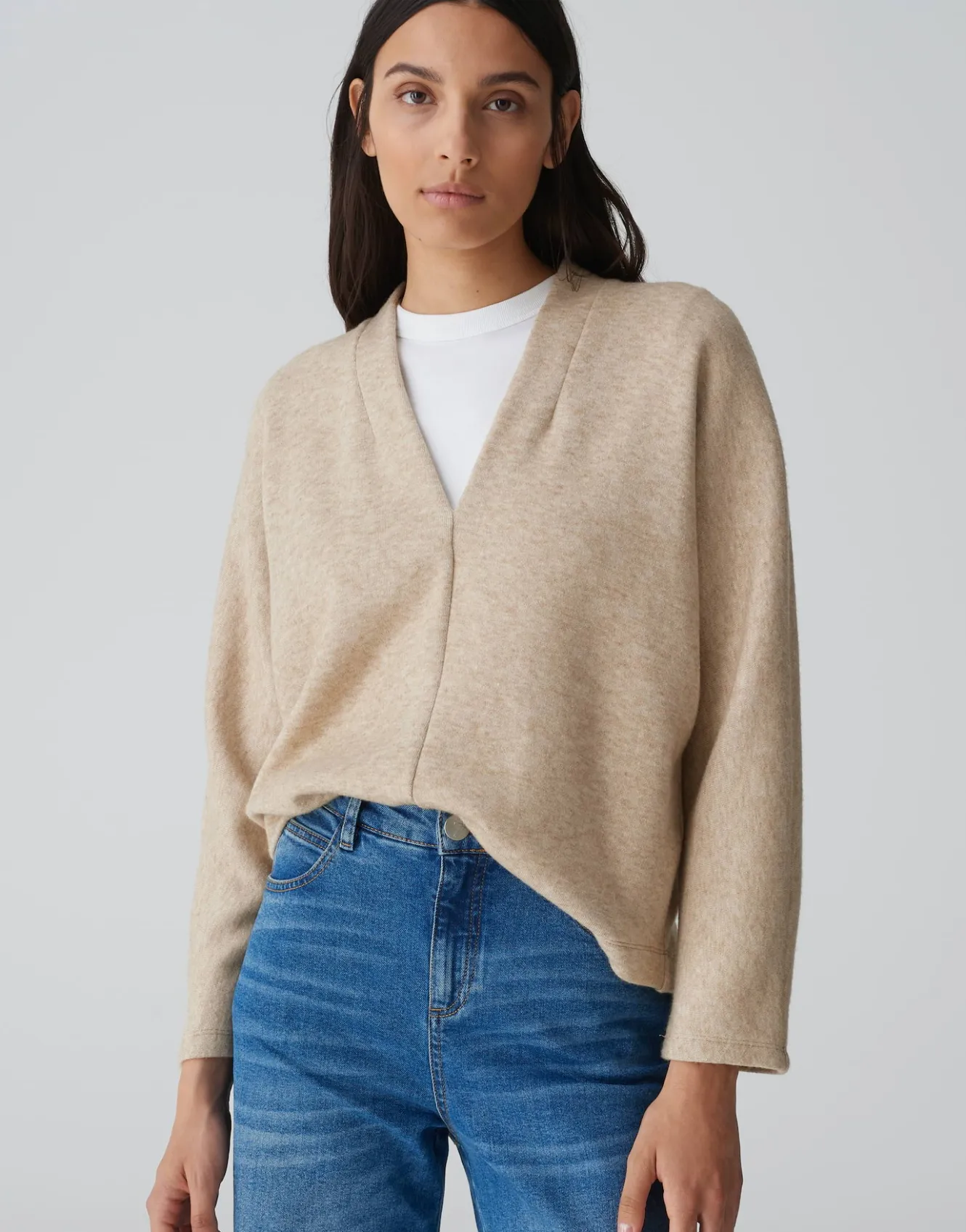 sweater_gukamma_beige_online_bestellen_1.webp OPUS Sweater Gukamma Beige Online Bestellen^Damen Sweat