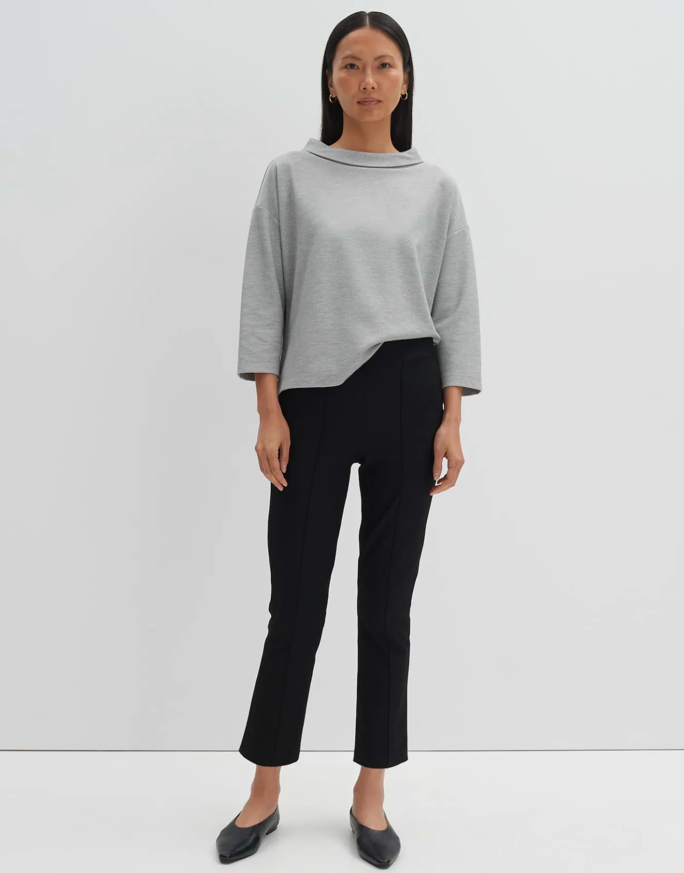 sweater_uluna_grau_online_bestellen_0.webp OPUS Sweater Uluna Grau Online Bestellen^Damen Sweat
