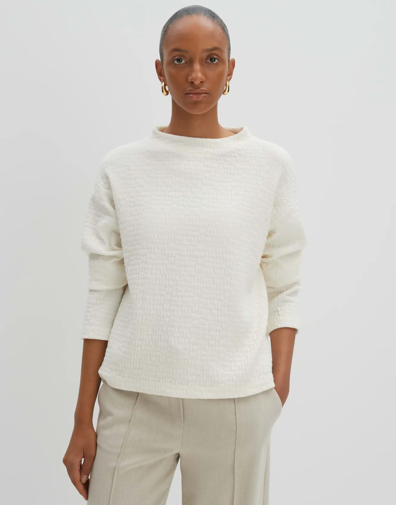 sweater_umaddie_wei_online_bestellen_1.webp OPUS Sweater Umaddie Weiß Online Bestellen^Damen Sweat