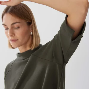 OPUS Sweater Unoa Cropped Grün Online Bestellen^Damen Sweat
