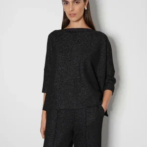 OPUS Sweater Ushiny Detail Schwarz Online Bestellen^Damen Sweat