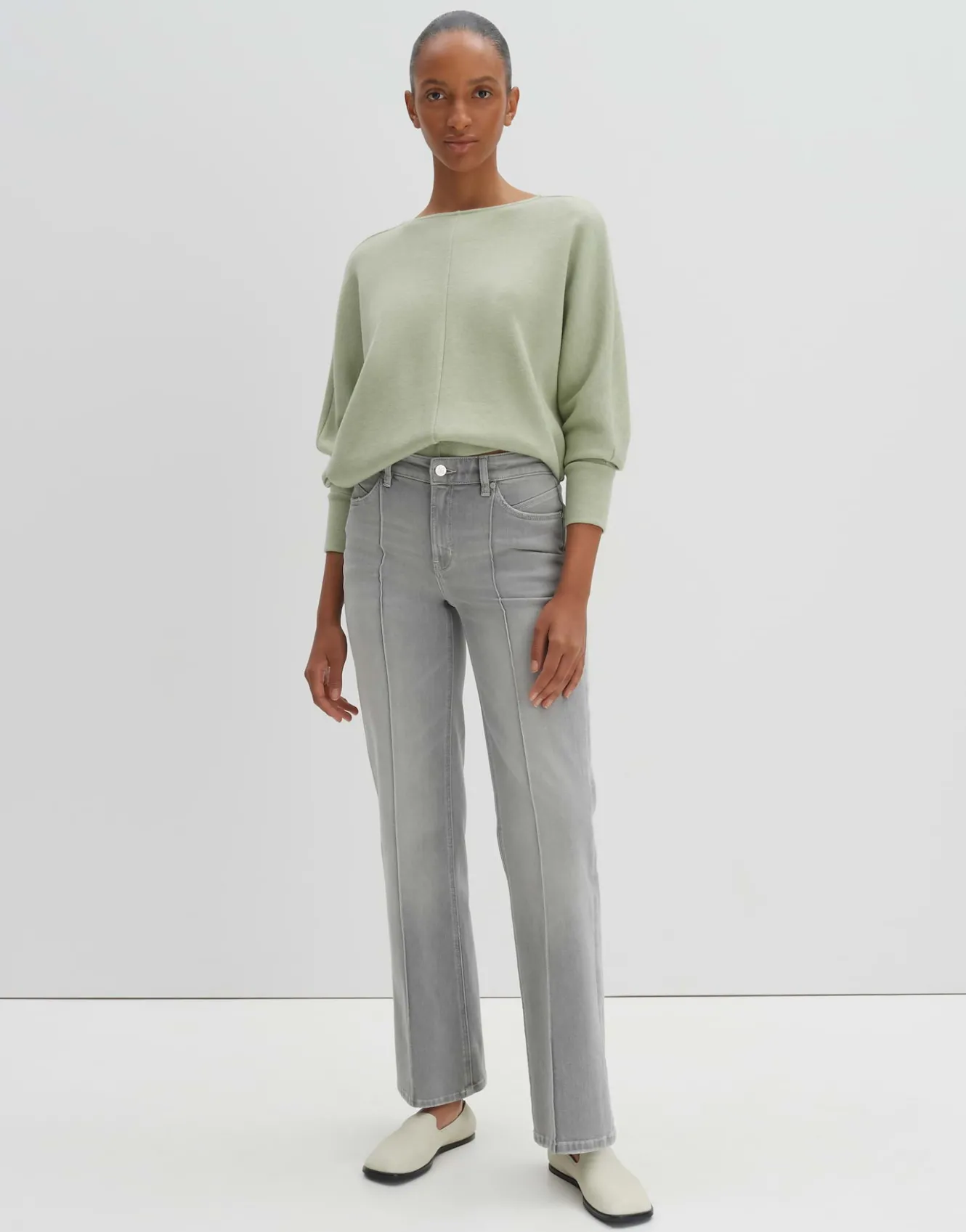sweater_utibby_grn_online_bestellen_0.webp OPUS Sweater Utibby Grün Online Bestellen^Damen Sweat